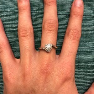 Silver Heart Ring